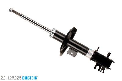 22-128225, Bilstein B4  Gas Schokdemper vooras links, Peugeot 807 (E), "2.0,  2.0 16V,  2.0 HDi,  2.2,  2.2 HDi,3.0 V6", 06/2002-, Standaard lengte, geschikt voor gebruik met verlagingsveren tot -30mm