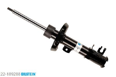 22-189288, Bilstein B4  Gas Schokdemper vooras rechts, Peugeot BIPPER Tepee, 1.4,  1.4 HDi, 04/2008-, Standaard lengte, geschikt voor gebruik met verlagingsveren tot -30mm