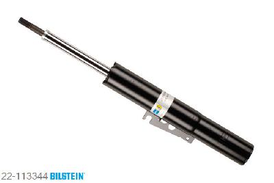 22-113344, Bilstein B4  Gas Schokdemper vooras, Porsche 911 (996), "3.4 Carrera 4,  3.6 Carrera 4,  3.6 Carrera 4S,3.6 Turbo 4,  3.6 Turbo 4S", 09/1997-08/2005, with sports suspension, mark: M 030 / Front axle serie production spring seat must be used, Standaard lengte, geschikt voor gebruik met verlagingsveren tot -30mm