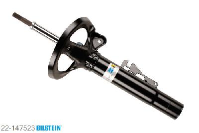 22-147523, Bilstein B4  Gas Schokdemper vooras rechts, Porsche 911 Targa (997), 3.6 Carrera 4,  3.8 Carrera 4S, 07/2006-, with sports suspension, without electronic suspension control, without PASM, Standaard lengte, geschikt voor gebruik met verlagingsveren tot -30mm