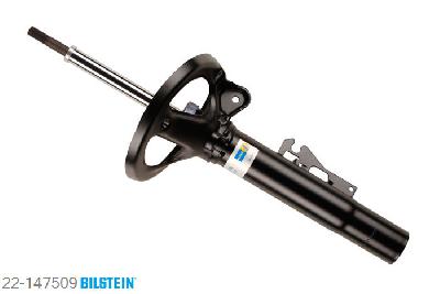 22-147509, Bilstein B4  Gas Schokdemper vooras rechts, Porsche 911 Targa (997), 3.6 Carrera 4,  3.8 Carrera 4S, 07/2006-, with standard chassis, without electronic suspension control, without PASM, Standaard lengte, geschikt voor gebruik met verlagingsveren tot -30mm