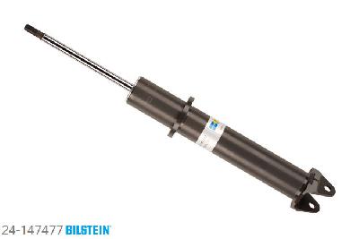24-147477, Bilstein B4  Gas Schokdemper achteras, Porsche 911 Targa (997), 3.6 Carrera 4,  3.8 Carrera 4S, 07/2006-, with standard chassis, without electronic suspension control, without PASM, Standaard lengte, geschikt voor gebruik met verlagingsveren tot -30mm