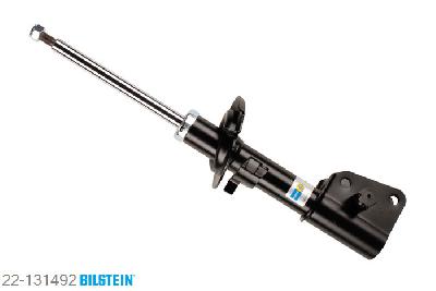 22-131492, Bilstein B4  Gas Schokdemper vooras, Renault LAGUNA II Grandtour (KG0/1_), "1.6 16V,  1.8 16V,  1.9 dCi,  2.0,  2.0 16V,2.0 16V IDE,  2.0 16V Turbo,  2.0 dCi,2.2 dCi,  2.2 DCi Authentique,  2.9 V6 24V,3.0 V6 24V", 03/2001-, Standaard lengte, geschikt voor gebruik met verlagingsveren tot -30mm