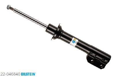 22-046840, Bilstein B4  Gas Schokdemper vooras, Renault MEGANE I Grandtour (KA0/1_), "1.4 16V,  1.4 e,  1.6 16V,  1.6 e,  1.8 16V,1.9 D,  1.9 dCi,  1.9 dTi", 03/1999-08/2003, Front axle fixing hole pitches 54 mm, Standaard lengte, geschikt voor gebruik met verlagingsveren tot -30mm