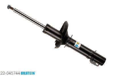 22-045744, Bilstein B4  Gas Schokdemper vooras, Seat LEON (1M1), "1.4 16V,  1.6,  1.6 16 V,  1.8 20V,  1.8 20V T,1.9 SDI,  1.9 TDI,  2.3 VR5,  2.8", 11/1999-06/2006, with standard chassis, Standaard lengte, geschikt voor gebruik met verlagingsveren tot -30mm
