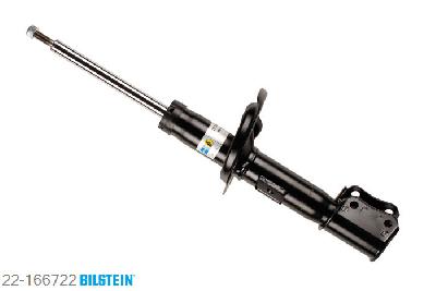 22-166722, Bilstein B4  Gas Schokdemper vooras links, Suzuki SPLASH, 1.0,  1.2,  1.2 VVT,  1.3 CDTI, 01/2008-, Standaard lengte, geschikt voor gebruik met verlagingsveren tot -30mm