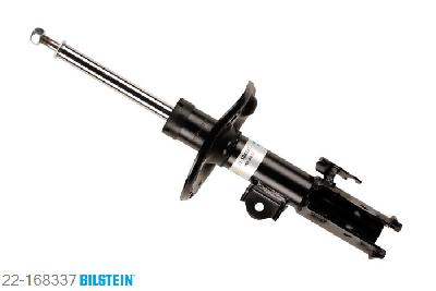 22-168337, Bilstein B4  Gas Schokdemper vooras links, Toyota AURIS, "1.33 Dual-VVTi,  1.4 D-4D,  1.4 VVTi,  1.6,1.6 VVTi,  1.8,  1.8 VVTi,  2.0 D-4D,2.2 D", 03/2007-, with standard chassis, Standaard lengte, geschikt voor gebruik met verlagingsveren tot -30mm