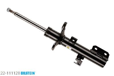 22-111128, Bilstein B4  Gas Schokdemper vooras rechts, Toyota COROLLA Estate (_E12J_, _E12T_), 1.4 D,  1.4 VVT-i,  1.6 VVT-i,  1.8,  2.0 D-4D, 04/2004-02/2007, Standaard lengte, geschikt voor gebruik met verlagingsveren tot -30mm