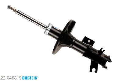 22-046819, Bilstein B4  Gas Schokdemper vooras links, Volvo V40 Estate (VW), "1.6,  1.8,  1.8 i,  1.9 DI,  1.9 T4,  1.9 TD,2.0,  2.0 T", 10/1997-06/2004, with standard chassis / Rear axle without ride height adjustment, Standaard lengte, geschikt voor gebruik met verlagingsveren tot -30mm