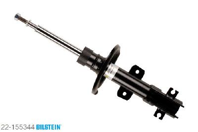 22-155344, Bilstein B4  Gas Schokdemper vooras, Volvo V70 II Estate (P80_), "2.0 T,  2.3,  2.3 T5,  2.4,  2.4 Bifuel,2.4 D,  2.4 D5,  2.4 T,  2.4 T5,  2.5 T,2.5 TDI", 03/2000-08/2007, without ride height adjustment, Standaard lengte, geschikt voor gebruik met verlagingsveren tot -30mm