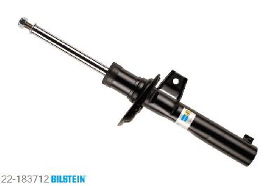 22-183712, Bilstein B4  Gas Schokdemper vooras, VW BEETLE Convertible, "1.2 TSI,  1.4 TSI,  1.6 TDI,  2.0 TDI,2.0 TSI", 12/2012-, mark: 0N9 / Front axle outside diameter strut 50 mm / Rear axle rigid axle, Standaard lengte, geschikt voor gebruik met verlagingsveren tot -30mm