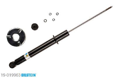 19-019963, Bilstein B4  Gas Schokdemper achteras, VW CORRADO (53I), 1.8 16V,  1.8 G60,  2.0 i,  2.0 i 16V, 09/1988-12/1995, for vehicles with Basisachse only, Standaard lengte, geschikt voor gebruik met verlagingsveren tot -30mm