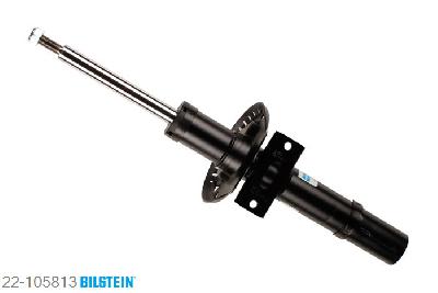 22-105813, Bilstein B4  Gas Schokdemper vooras, VW FOX (5Z1), "1.0,  1.0 Alcohol,  1.0 Total Flex,  1.2,  1.4,1.4 TDI,  1.6,  1.6 Alcohol,1.6 Total Flex,  1.9 D", 10/2003-, with standard chassis, Standaard lengte, geschikt voor gebruik met verlagingsveren tot -30mm