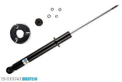 19-019741, Bilstein B4  Gas Schokdemper achteras, VW GOLF IV Cabriolet (1E7), 1.6,  1.8,  1.9 TDI,  2.0, 06/1998-06/2002, for vehicles with Plusachse only, Standaard lengte, geschikt voor gebruik met verlagingsveren tot -30mm