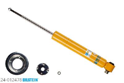 24-012478, Bilstein B8  Sprint - 20mm ingekorte sport Schokdemper achteras, BMW 5 (E34), 520 i,  520 i 24V,  525 i,  525 i 24V, 01/1988-09/1995, with M-technics, without ride height adjustment / Rear axle charakteristic: 120/50, Height Adjustable, firmer setting Geschikt voor gebruik met verlagingsveren tot -60mm