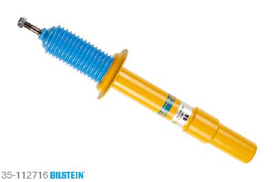 35-112716, Bilstein B8  Sprint - 20mm ingekorte sport Schokdemper vooras, BMW 6 Convertible (E64), 630i,  635d,  645Ci,  650i, 04/2004-, with standard chassis Geschikt voor gebruik met verlagingsveren tot -60mm