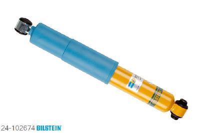 24-102674, Bilstein B8  Sprint - 20mm ingekorte sport Schokdemper achteras, Fiat STILO Multi Wagon (192), 2.4 20V, 01/2004-08/2008, Front axle fixing hole pitches at the front 75 mm Geschikt voor gebruik met verlagingsveren tot -60mm