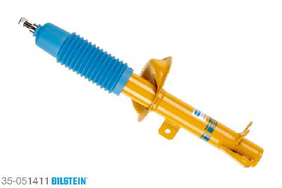 35-051411, Bilstein B8  Sprint - 20mm ingekorte sport Schokdemper vooras links, Ford FOCUS Saloon (DFW), "1.4 16V,  1.6 16V,  1.8 16V,  1.8 TDCi,1.8 TDdi,  1.8 Turbo DI / TDDi,  2.0 16V", 02/1999-03/2005 Geschikt voor gebruik met verlagingsveren tot -60mm