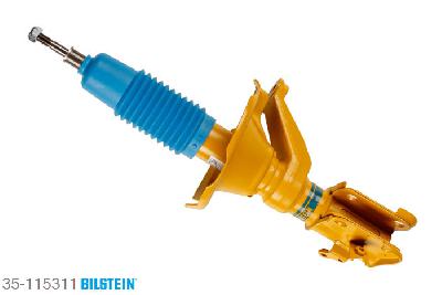 35-115311, Bilstein B8  Sprint - 20mm ingekorte sport Schokdemper vooras links, Honda CIVIC VII Coupe (EM2), 1.6 i,  1.7 i,  1.7 i VTEC, 02/2001-12/2005, Front axle thread: M16 Geschikt voor gebruik met verlagingsveren tot -60mm