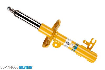 35-114666, Bilstein B8  Sprint - 20mm ingekorte sport Schokdemper vooras links, Opel ASTRA H Saloon, 1.3 CDTi,  1.6,  1.7 CDTi,  1.8, 02/2007-, without IDS+ suspension Geschikt voor gebruik met verlagingsveren tot -60mm