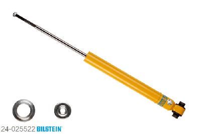 24-025522, Bilstein B8  Sprint - 20mm ingekorte sport Schokdemper achteras, Opel VECTRA B Hatchback (38_), "1.6 i,  1.6 i 16V,  1.7 TD,  1.8 i 16V,2.0 DI 16V,  2.0 DTI 16V,  2.0 i,2.0 i 16V,  2.2 DTI 16V,  2.2 i 16V,  2.5,2.5 i V6,  2.6 i V6", 10/1995-07/2003, with sports suspension / Rear axle without ride height adjustment Geschikt voor gebruik met verlagingsveren tot -60mm