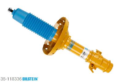 35-118336, Bilstein B8  Sprint - 20mm ingekorte sport Schokdemper vooras links, Subaru LEGACY IV Estate (B13_), "2.0,  2.0 D,  2.0 Turbo AWD,  2.0 Turbo HP AWD,2.0 Turbo R AWD,  2.5,  2.5 STI AWD,2.5 T AWD,  2.5 Turbo R,  3.0", 09/2003-, without off-road suspension, mark: BP, not for: Outback Geschikt voor gebruik met verlagingsveren tot -60mm
