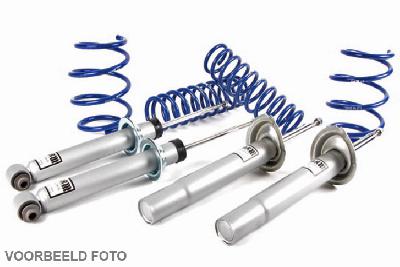 31041-2, H&R Cup kit, Verlaging vooras 40mm / achteras 35mm, Skoda Fabia, Typ 6Y, ab/from 881 kg VA-Last/FA load incl. Fabia RS, bouwjaar 01/2000-