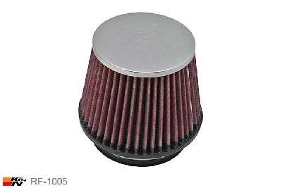 114mm aansluitdiameter, RF-1005, K&N Luchtfilter Universeel, Conisch, Lengte filter 114mm, Buitendiameter onder 149mm, Buitendiameter kap 114mm, Chroom kap, Lengte flens 16mm, 0 mm