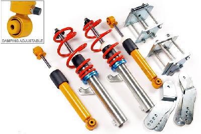 70 VW 21/50, V-Maxx xxtreme Schroefset in hoogte en hardheid instelbaar, VW Caddy III 1.9TDi DSG/2.0TDi/DSG excl.4-Motion/XENON (Strut diameter 50mm) incl. REAR Leaf-Spring Adjuster (NO GOCA), 2KA, Bouwj. 04 -, ALWAYS use special stabilizer connection bolts, Tuv gekeurd verstelbereik vooras 50-90mm, Tuv gekeurd verstelbereik achteras 50-80mm