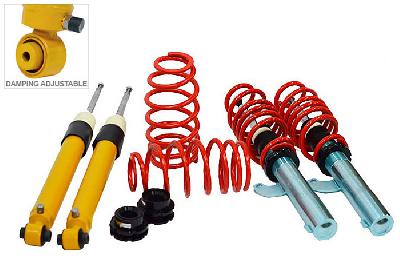 70 AV 45/55, V-Maxx xxtreme Schroefset in hoogte en hardheid instelbaar, VW Golf VII 55mm Front / multilink rear axle-Vierlenker Hinterachse / 1020-1080 kg Front + 980 kg Rear, AU/AUV/1K/KM, Bouwj. 10/12 -, when lowering over 40mm please use special stabilizer connection bolts, Tuv gekeurd verstelbereik vooras 30-65mm, Tuv gekeurd verstelbereik achteras 45-65mm