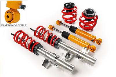 70 VW 25, V-Maxx xxtreme Schroefset in hoogte en hardheid instelbaar, VW Multivan / Bus T6 2.0TDi (103kW)/DSG/BiTDi/4Motion excl.T32 Max. FRONT AXLE load <-- 1680Kg., 7H/7J, Bouwj. 7/15 -, Tuv gekeurd verstelbereik vooras 45-75mm, Tuv gekeurd verstelbereik achteras 45-70mm