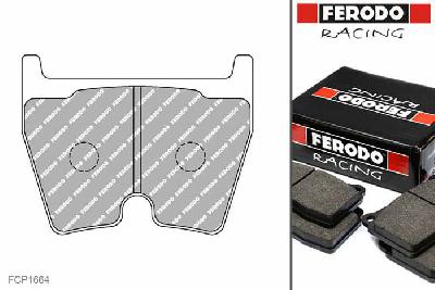 FCP1664H, Ferodo DS2500 remblokken Vooras, Audi, R8 Spyder, 5.2 FSI quattro, 386kW/525pk, Bouwj. feb-10 -, BREMBO remklauw vooras, PR 1LA