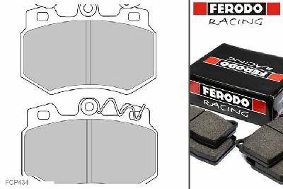 FCP434H, Ferodo DS2500 remblokken Vooras, Peugeot, 205, 1.9 D, 47kW/64pk, Bouwj. jan-83 - dec-94, LUCAS/TRW remklauw vooras