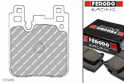 FCP4663H, Ferodo DS2500 remblokken Achteras, BMW 3 (F30, F35, F80), 320 d xDrive 120kW/163pk, Bouwj. mei-12 -, BREMBO remklauw achteras, For vehicles with sports package