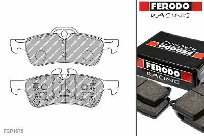 FCP1676H, Ferodo DS2500 remblokken Achteras, Mini Mini MK1, 1.6 Cooper S (R52) 120kW/163pk, Bouwj. apr-02 - jan-09, ATE remklauw achteras
