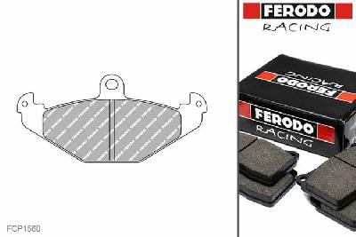 FCP1560H, Ferodo DS2500 remblokken Achteras, Opel Speedster, 2.2 2.2i 108kW/147pk, Bouwj. okt-00 -, BREMBO remklauw achteras