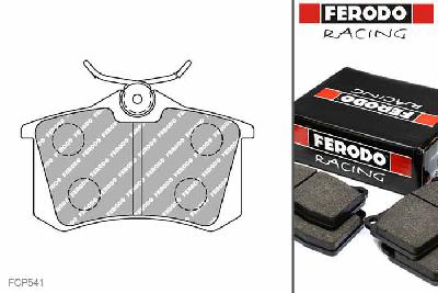 FCP541H, Ferodo DS2500 remblokken Achteras, Peugeot 405, 1.6 SW Estate 58, 65, 66, 68kW/, Bouwj. jun-87 - jan-94, LUCAS/TRW remklauw achteras