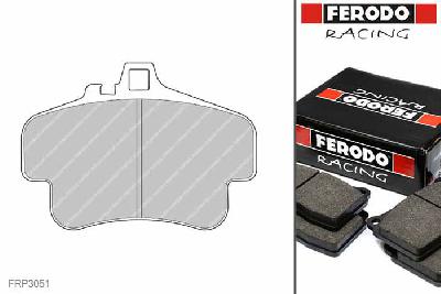 FRP3051H, Ferodo DS2500 remblokken Achteras, Porsche 911 (996), GT3 Cup /, Bouwj. jan-02 -, BREMBO remklauw achteras