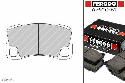 FRP3095H, Ferodo DS2500 remblokken Achteras, Porsche 911 (997), 3.8 GT3 RS 331kW/450pk, Bouwj. dec-09 -, BREMBO remklauw achteras