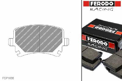 FCP1636H, Ferodo DS2500 remblokken Achteras, VW Touran, 1.6 i /, Bouwj. feb-03 -, LUCAS/TRW remklauw achteras