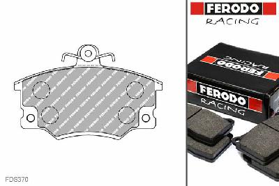 FDS370, Ferodo DS-Performance remblokken vooras, Audi Coupe Quattro, 2.0 10V, 118kW/160pk, Bouwj. sep-80 - okt-84, LUCAS/TRW remklauw vooras