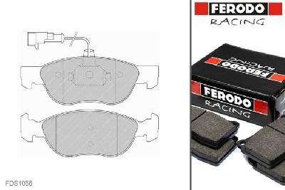 FDS1056, Ferodo DS-Performance remblokken vooras, Fiat Bravo, 1.8 115 16V, 83kW/113pk, Bouwj. sep-98 - dec-01, ATE remklauw vooras