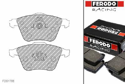 FDS1706, Ferodo DS-Performance remblokken vooras, Volvo V50 (MW), 2.4 AWD, 125kW/170pk, Bouwj. aug-06 -, ATE remklauw vooras, For Rims 17 inch