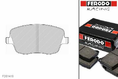 FDS1419, Ferodo DS-Performance remblokken vooras, VW POLO (9N_), 1.4 16V, 55kW/75pk, Bouwj. okt-01 - mei-08, LUCAS/TRW remklauw vooras