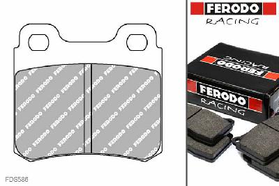FDS586, Ferodo DS-Performance remblokken achteras, Opel Calibra, 2.0 (Turbo) 16V, 150kW/204pk, Bouwj. sep-89 - dec-96, ATE remklauw achteras