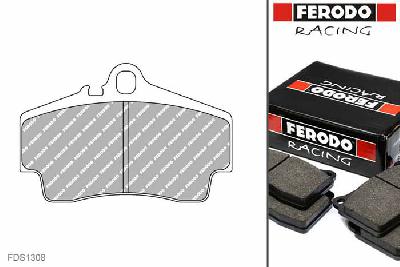 FDS1308, Ferodo DS-Performance remblokken achteras, VW Touareg (7LA/7L6/7L7), 3.0 V6 TDi, 165kW/224pk, Bouwj. nov-04 -, BREMBO remklauw achteras, "17"" / 18"""