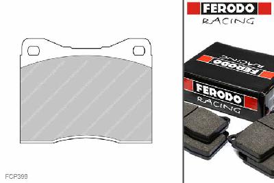 FCP399R, Ferodo DS3000 remblokken Vooras, BMW 6 (E24), 525 (E24), /, Bouwj. jan-76 - jun-82, ATE remklauw vooras