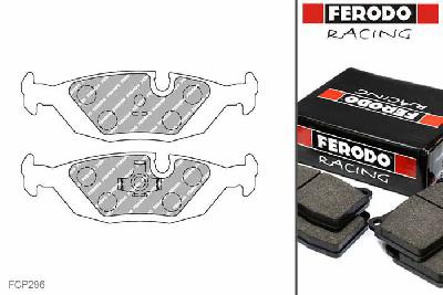 FCP296R, Ferodo DS3000 remblokken Achteras, BMW 3 (E30), 324td (E30), 85kW/116pk, Bouwj. jan-87 - aug-91, ATE remklauw achteras