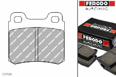 FCP586R, Ferodo DS3000 remblokken Achteras, Opel Astra F, 2.0 F, 85, 100kW/, Bouwj. sep-91 - feb-98, ATE remklauw achteras