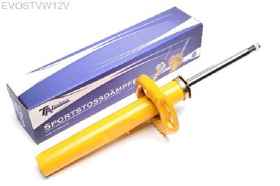 EVOSTVW12V, Sport schokdemper Vooras, VW Touran (1T1/1T3), Sport shock absorberAudi A3 incl. Sportsback  and  Cabrio, Seat Altea incl. XL, Leon, Toledo III, Skoda Octavia, Superb,Yeti, VW Eos, Golf V and VI incl Golf Plus,Jetta III and IV, Passat 3C, Scirocco III, Touran incl. RS and 4-Motion models50mm strut-diameterfront, Veerpootdiameter  50mm, Verlaging tot -40mm mogelijk, Prijs is per stuk ! , aantal ingeven bij bestellen